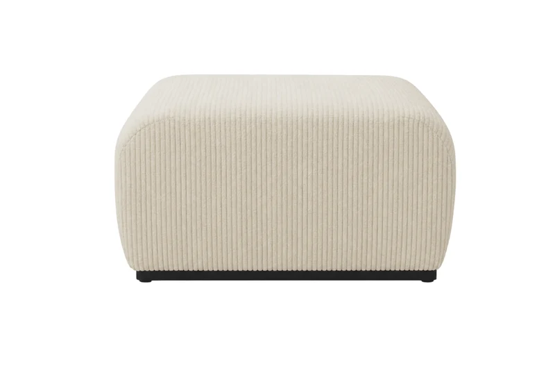 ELIO MINI POUF - Petit velours côtelé
