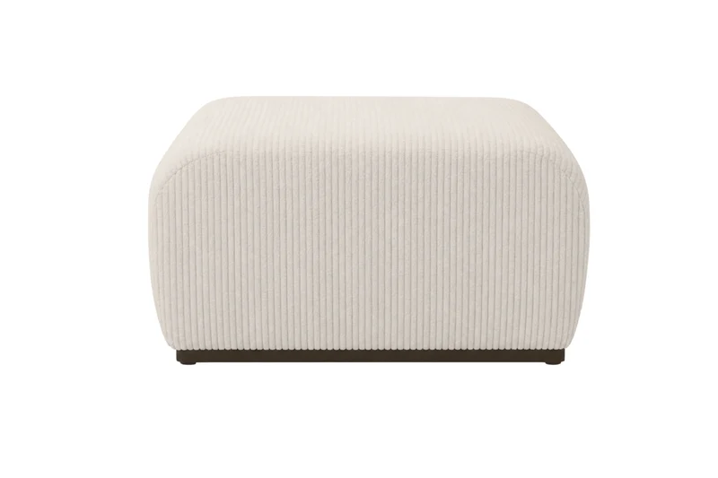 ELIO MINI POUF - Petit velours côtelé