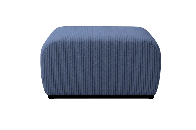 ELIO MINI POUF - Petit velours côtelé
