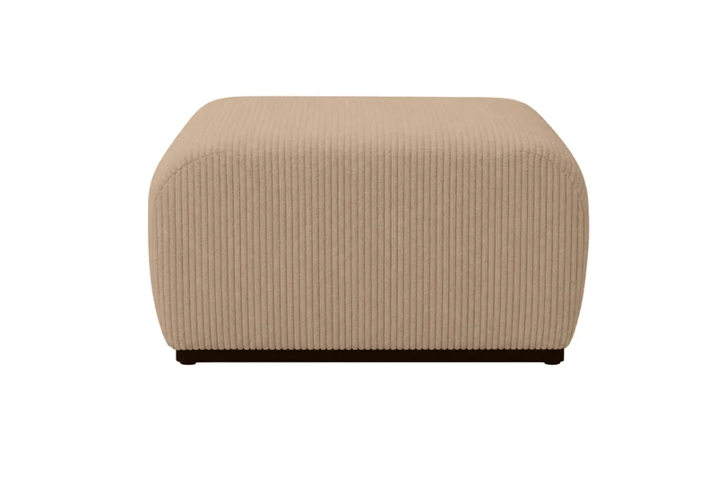 ELIO MINI POUF - Petit velours côtelé