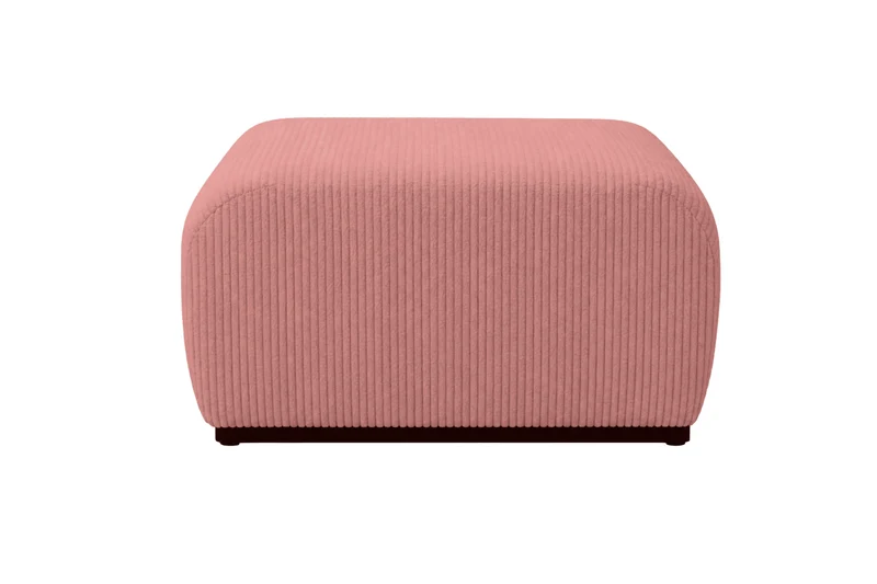 ELIO MINI POUF - Petit velours côtelé