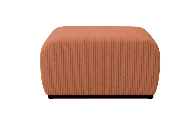 ELIO MINI POUF - Petit velours côtelé