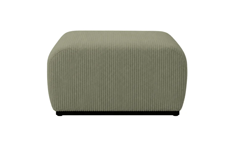 ELIO MINI POUF - Petit velours côtelé