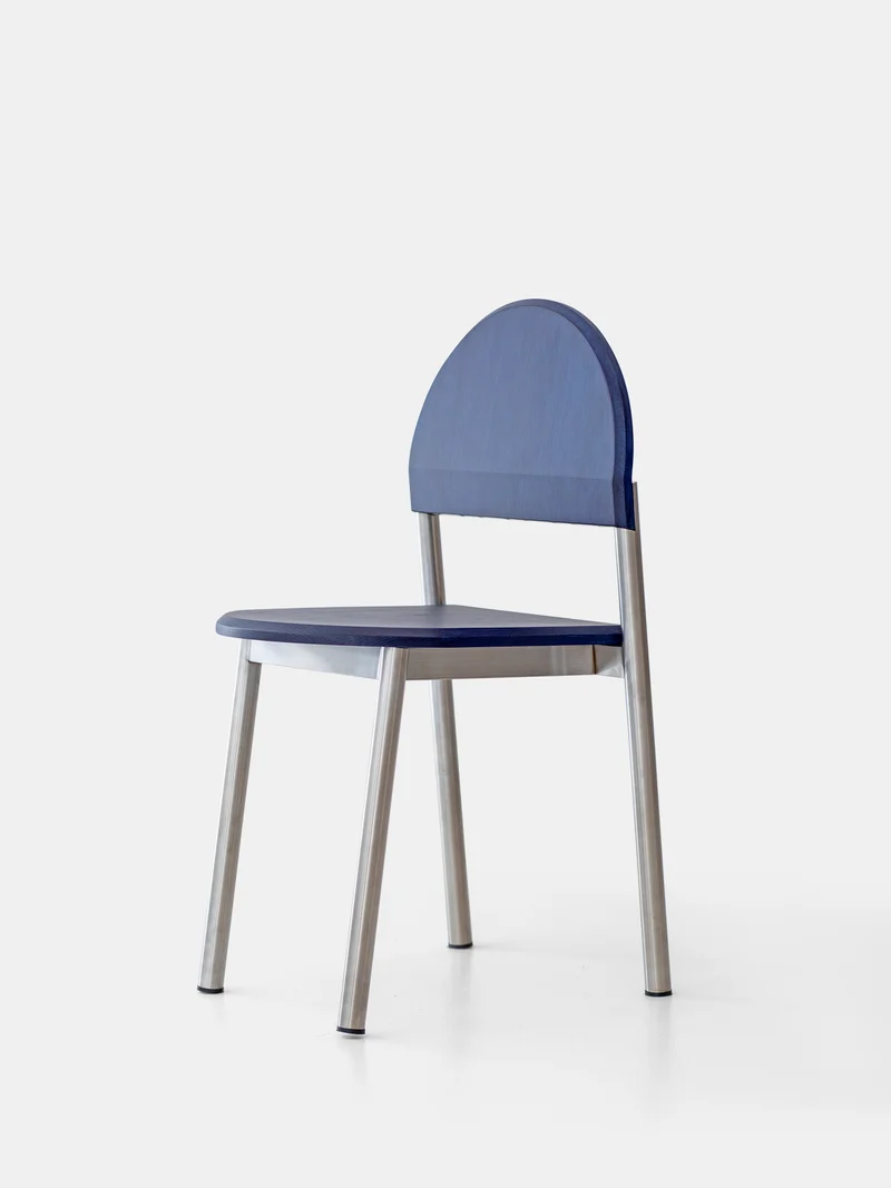 Chaise BB frêne bleu C3069