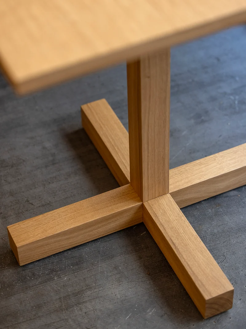 Table de repas Tal Bistro Square 70 - chêne naturel DT3042