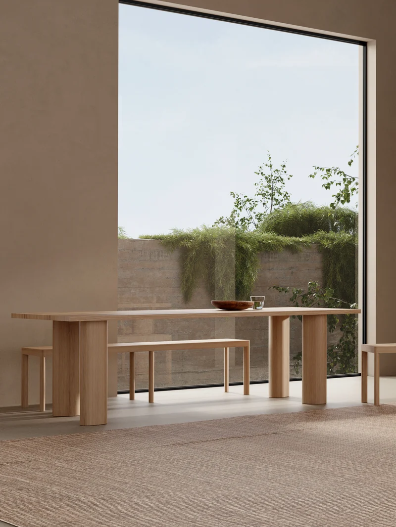 Table de repas Galta Forte 240 chêne naturel DT1079