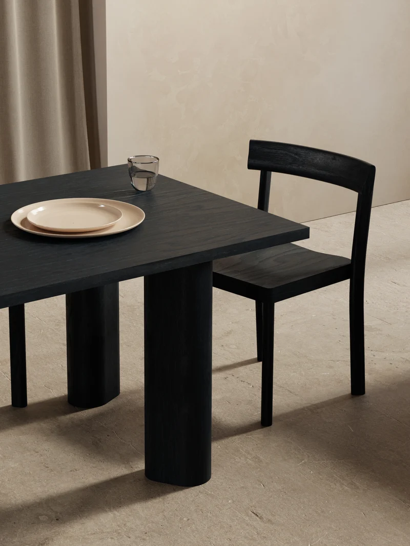 Table de repas Galta Forte 240 chêne noir DT1078