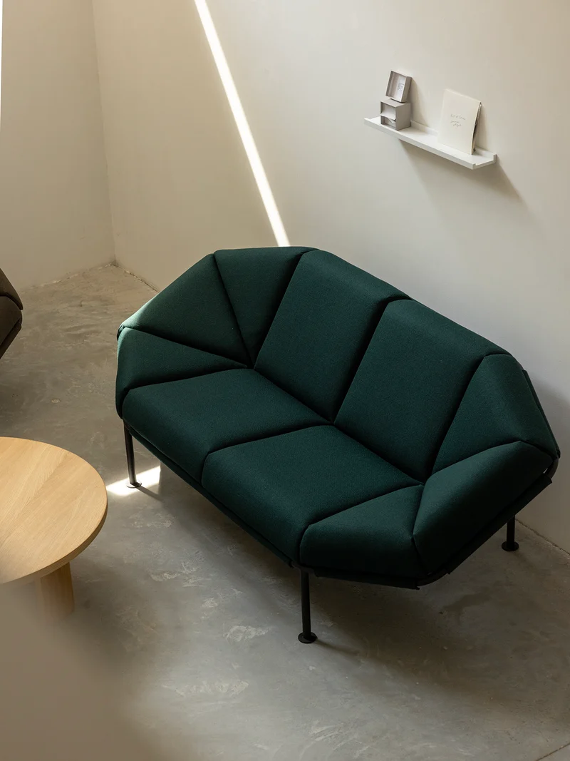 Canapé Atlas 2 Seater vert S1989