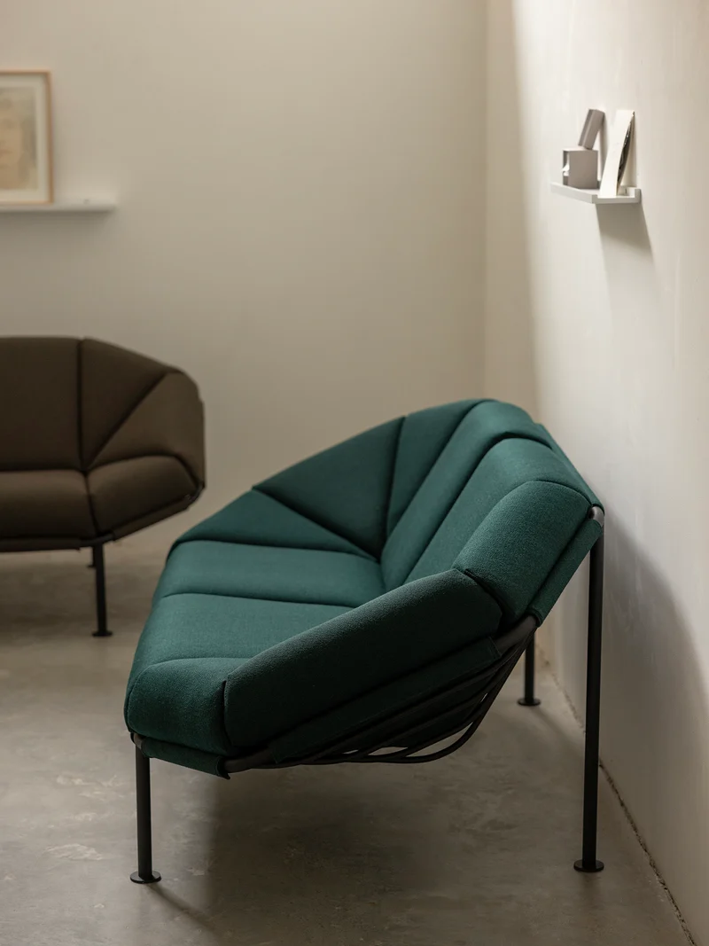 Canapé Atlas 2 Seater vert S1989