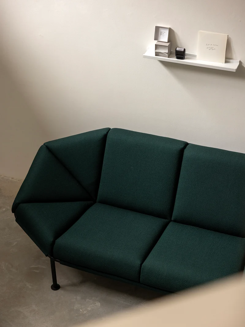 Canapé Atlas 2 Seater vert S1989