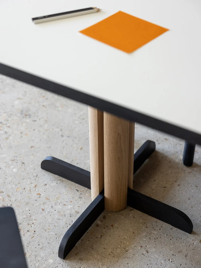 Table de repas Toucan Rectangle blanc - chene DT1943