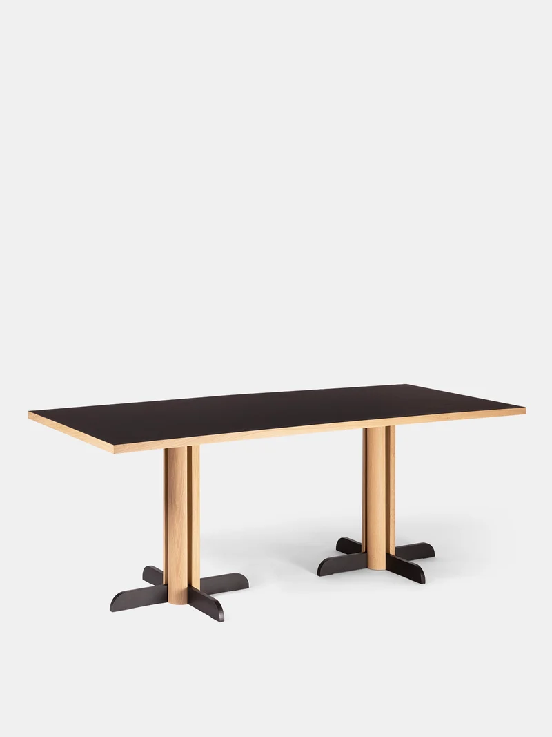 Table de repas Toucan Rectangle noir - chene DT1944