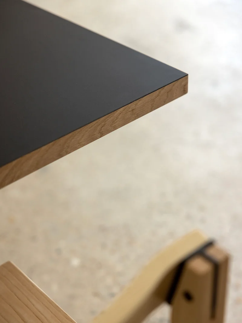 Table de repas Toucan Rectangle noir - chene DT1944