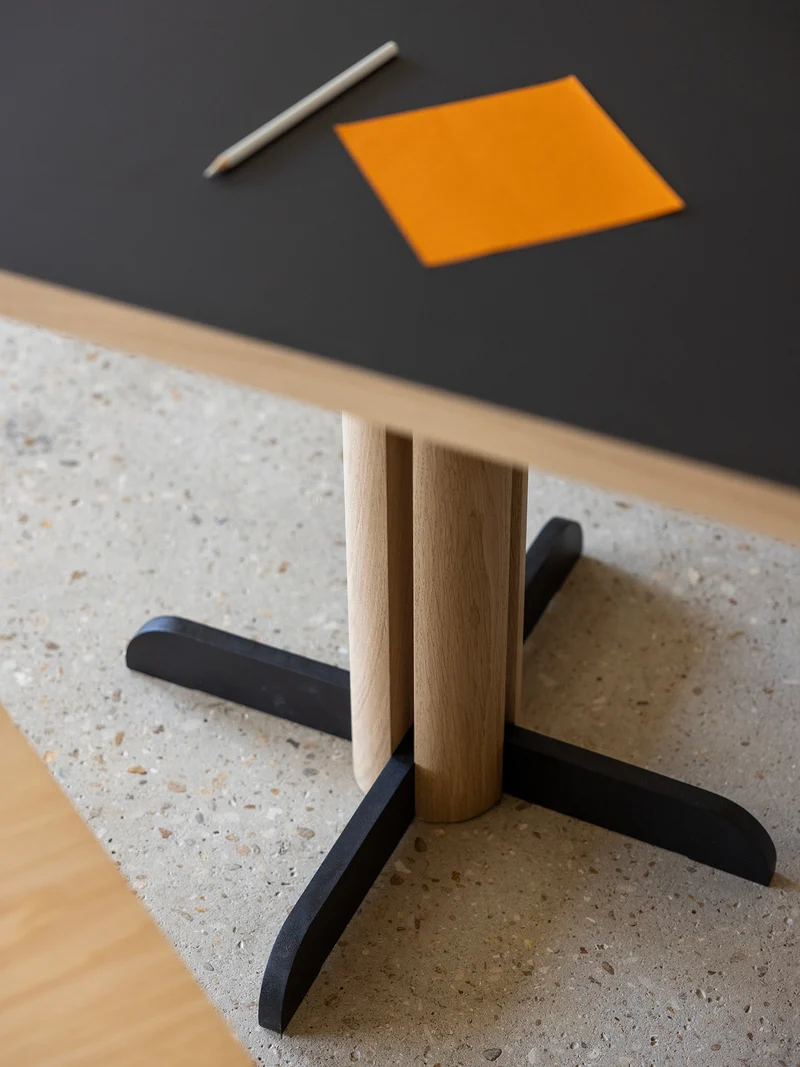 Table de repas Toucan Rectangle noir - chene DT1944