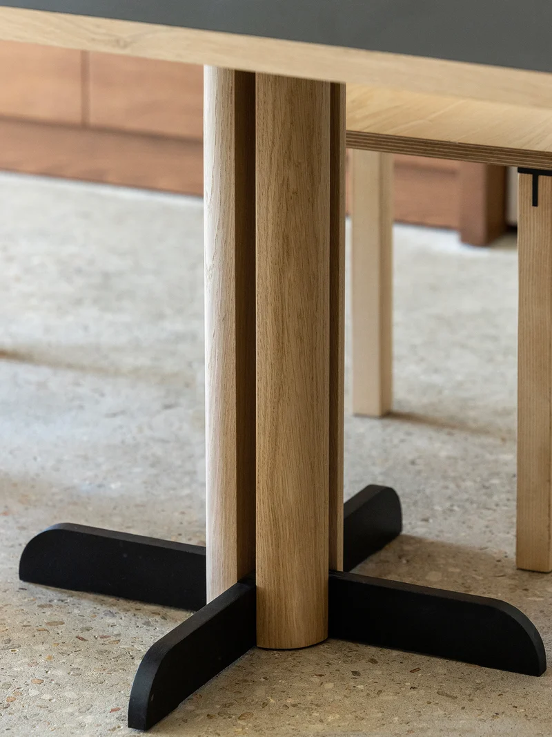 Table de repas Toucan Rectangle noir - chene DT1944