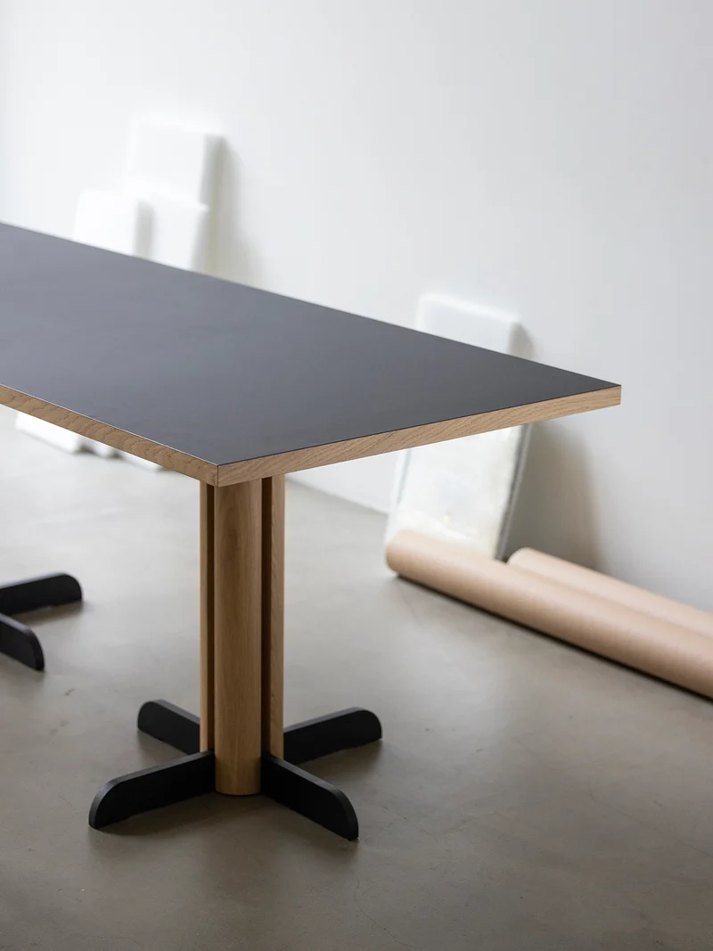 Table de repas Toucan Rectangle noir - chene DT1944