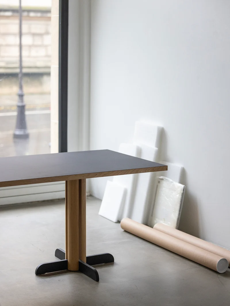 Table de repas Toucan Rectangle noir - chene DT1944