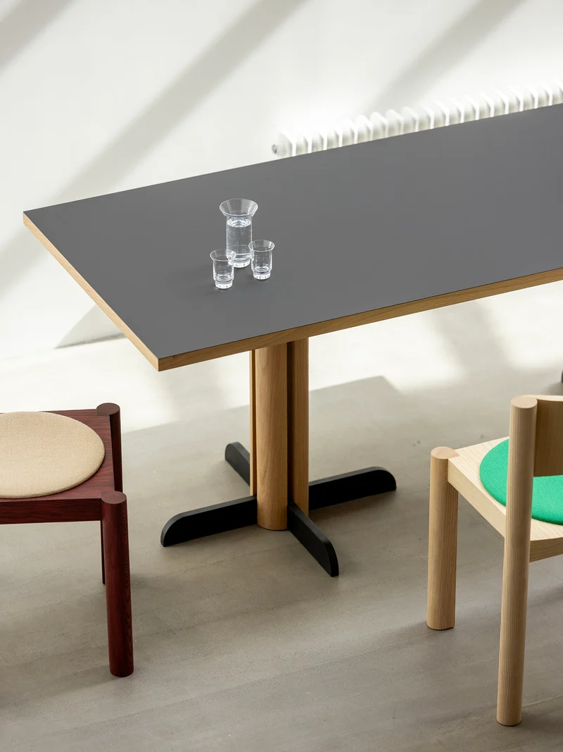 Table de repas Toucan Rectangle noir - chene DT1944