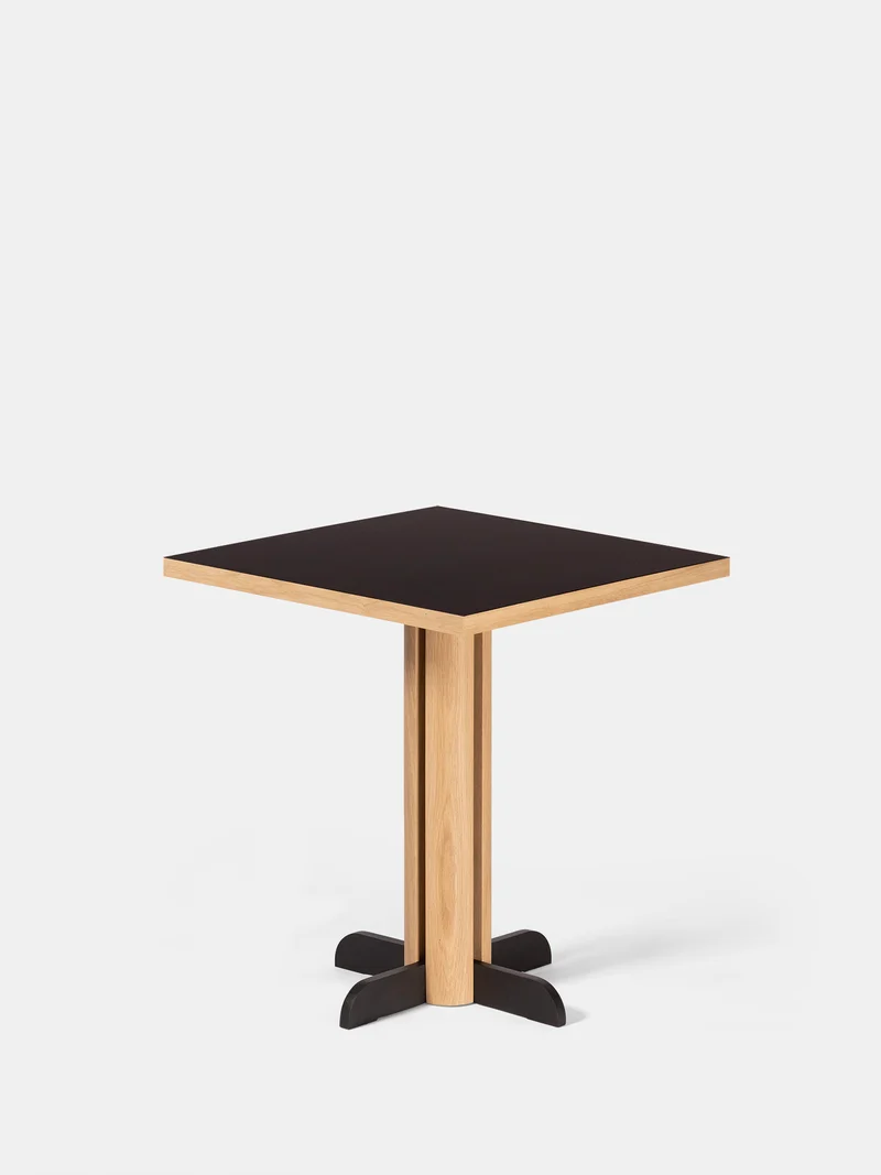 Table de repas Toucan Square noir - chêne DT1966