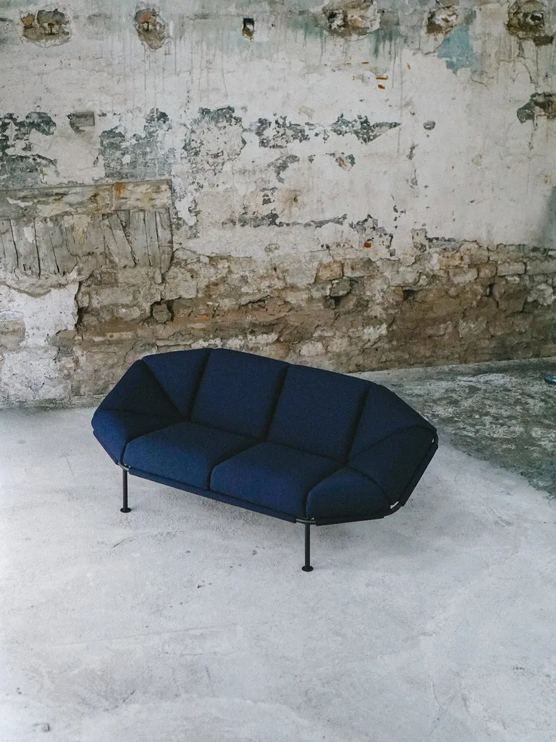Canapé Atlas 2 Seater bleu marine S1988