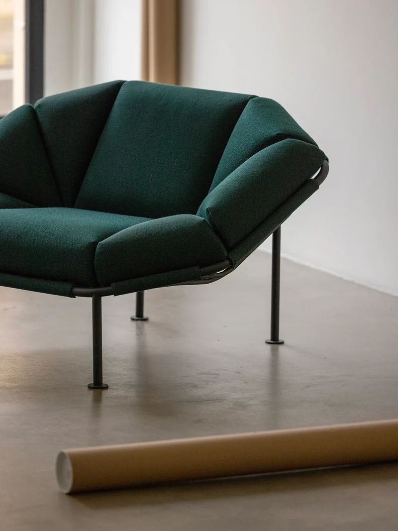 Fauteuil Atlas vert A1985