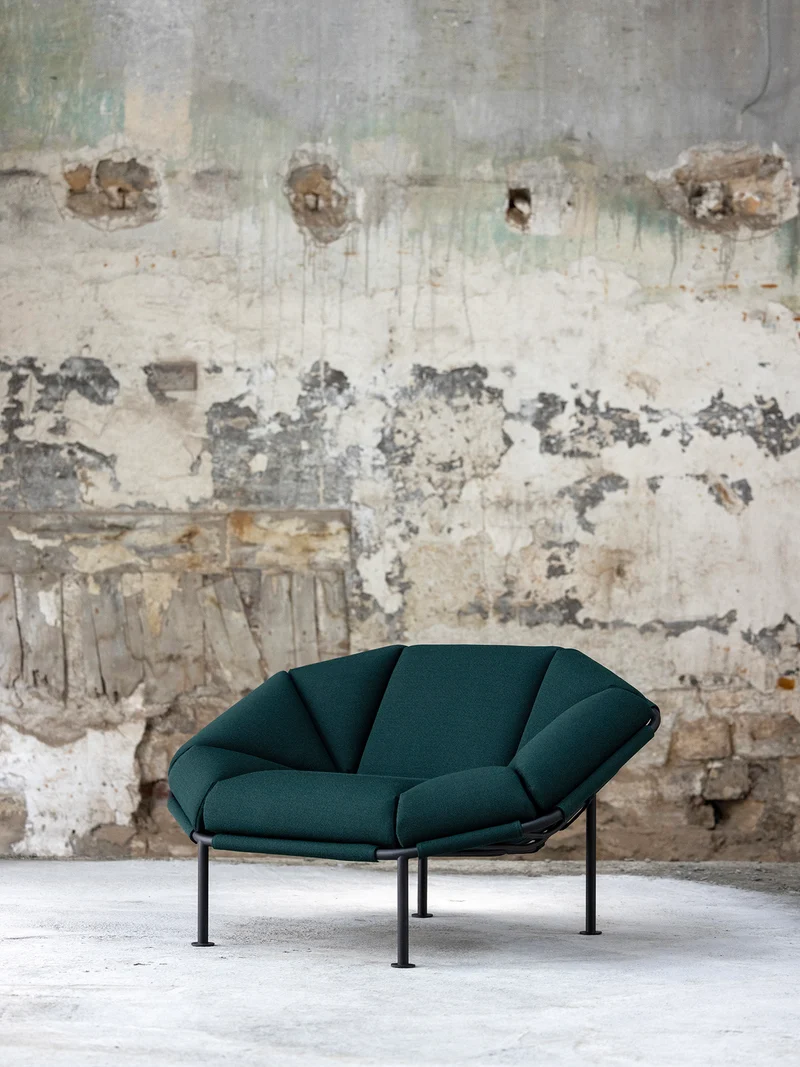Fauteuil Atlas vert A1985
