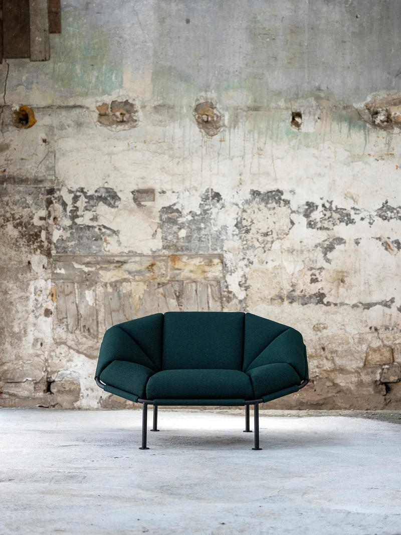 Fauteuil Atlas vert A1985
