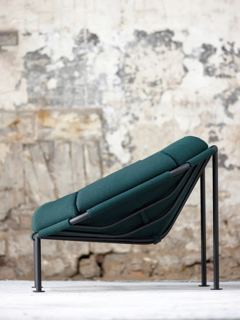 Fauteuil Atlas vert A1985