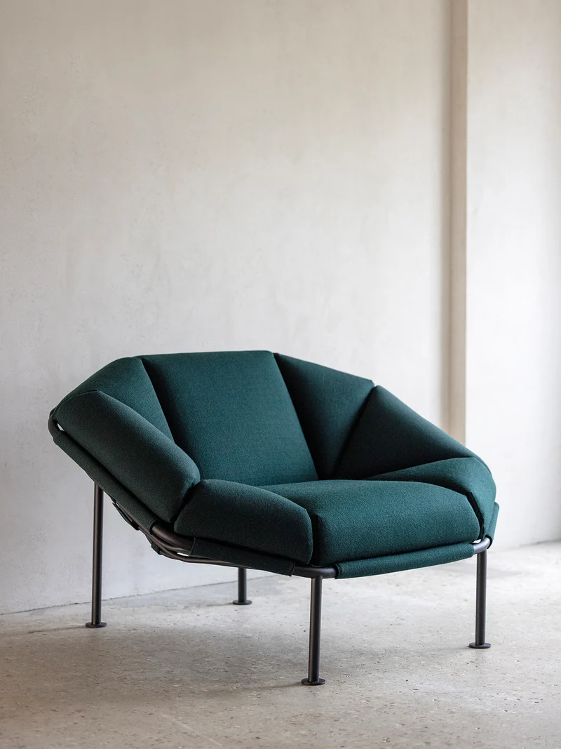 Fauteuil Atlas vert A1985