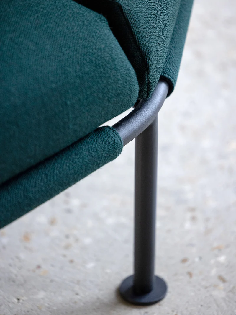 Fauteuil Atlas vert A1985