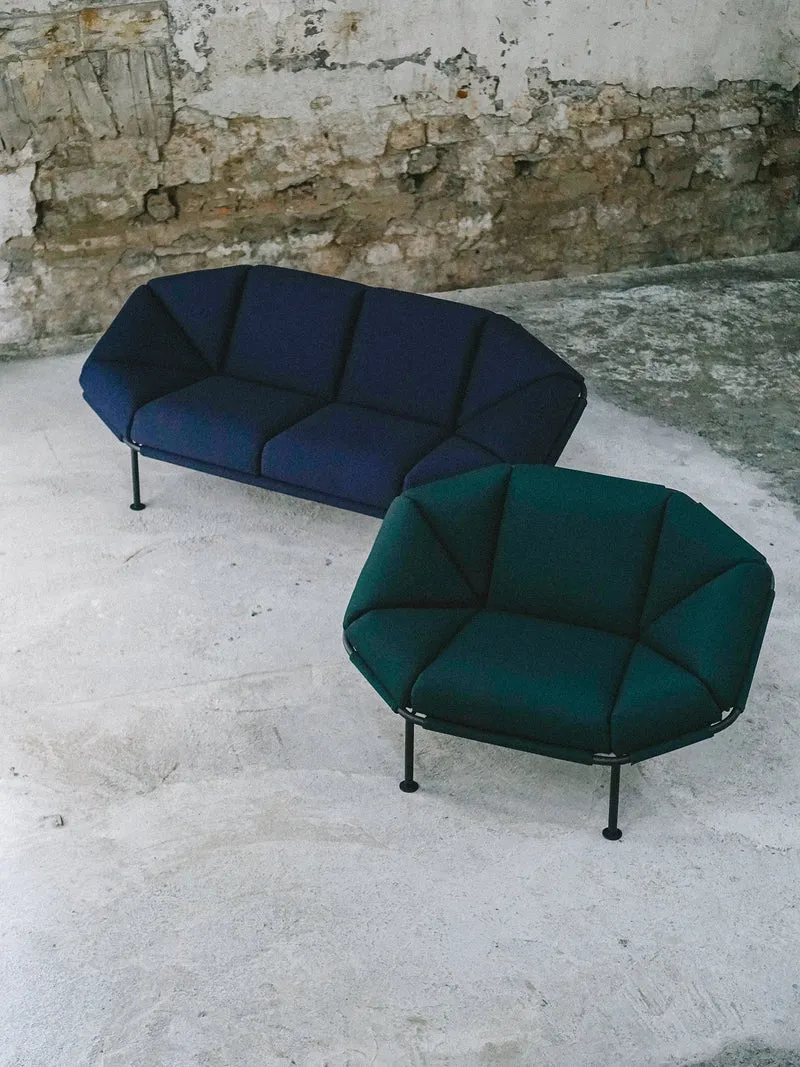 Fauteuil Atlas vert A1985