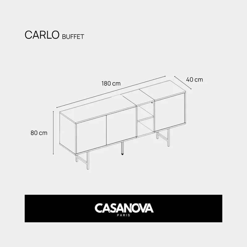 CARLO - Salon Complet