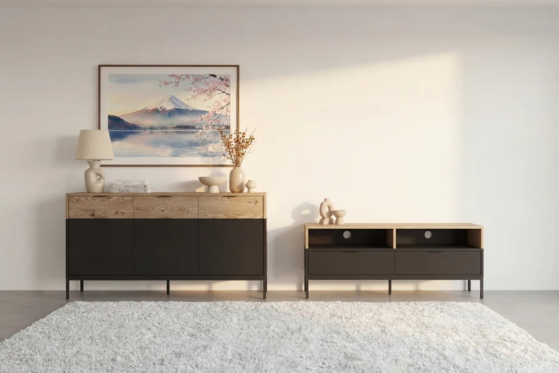 ELINE - Ensemble mini Buffet & TV