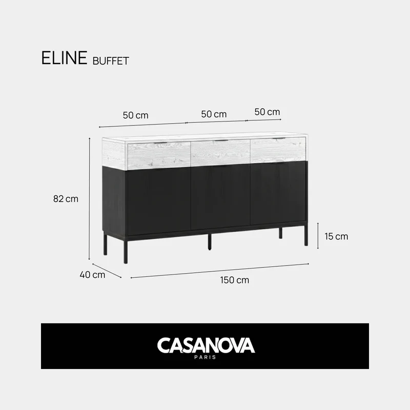 ELINE - Ensemble mini Buffet & TV