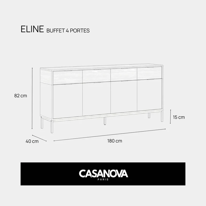 ELINE - Ensemble Buffet & TV