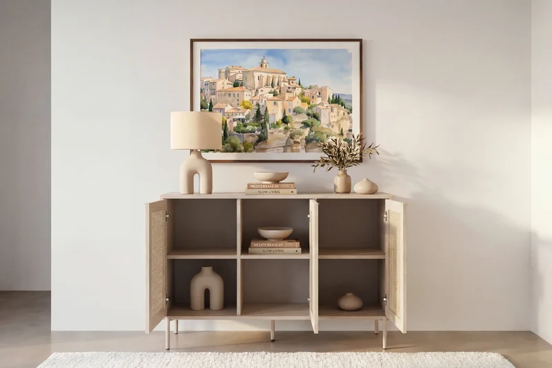 VIRA - Ensemble mini Buffet & TV
