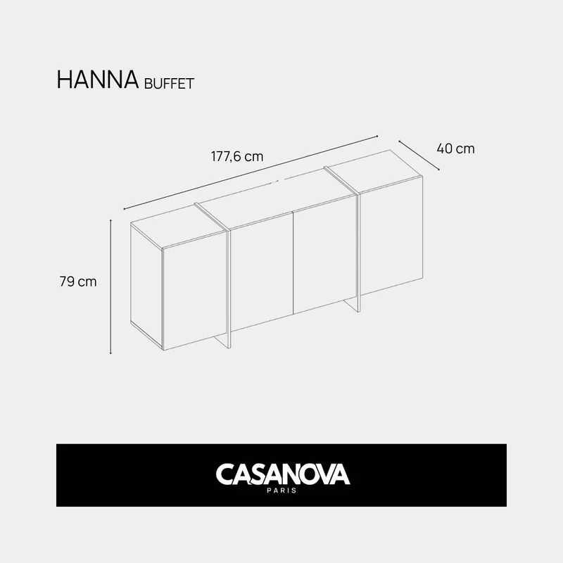 HANNA - Ensemble Buffet & TV