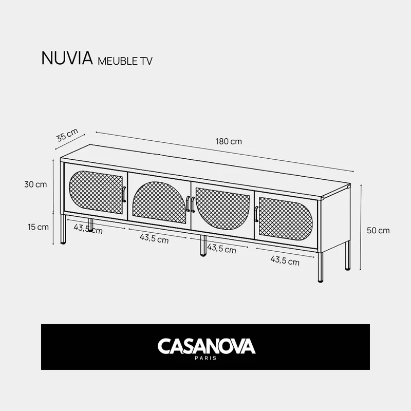 NUVIA - Ensemble Buffet & TV