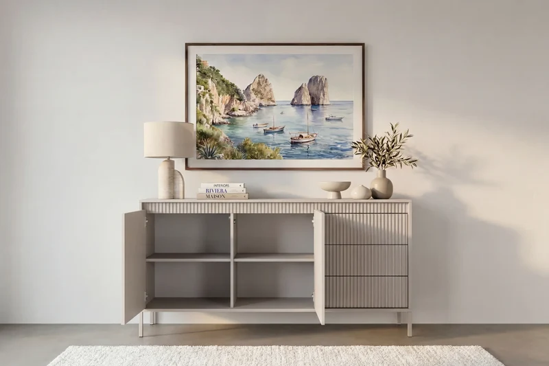 ALINA - Ensemble mini Buffet & TV