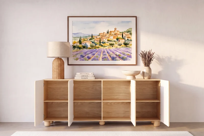 CALANQUE - Ensemble Buffet & TV