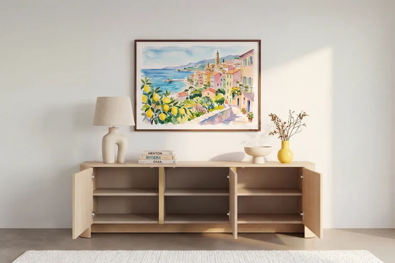 TOSCANE - Ensemble Buffet & TV