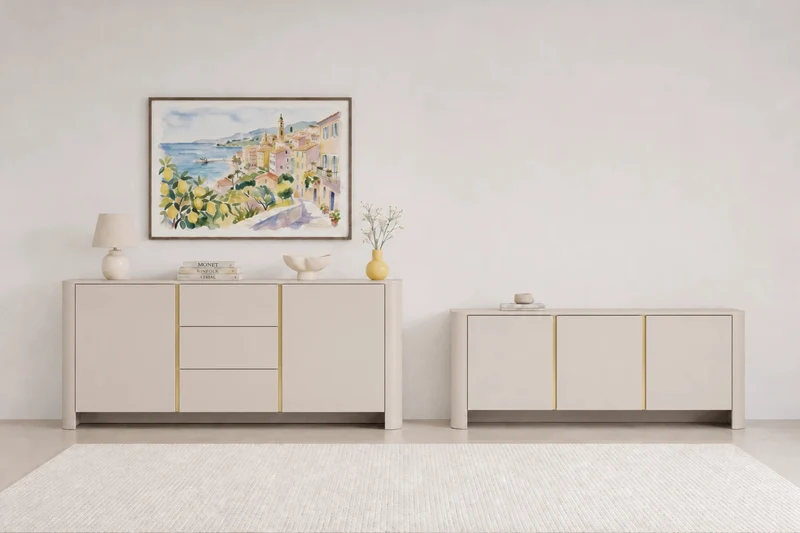 TOSCANE - Ensemble Buffet & TV