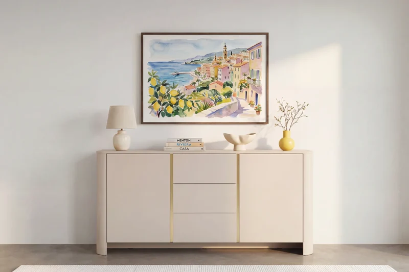 TOSCANE - Ensemble Buffet & TV