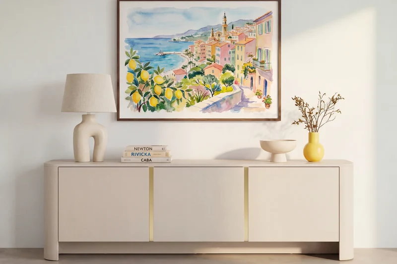 TOSCANE - Ensemble Buffet & TV