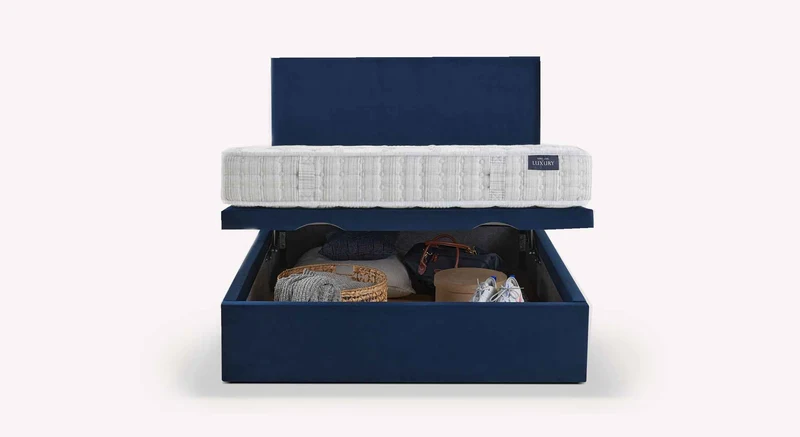 Lit coffre ESTEREL TR Bleu Marine