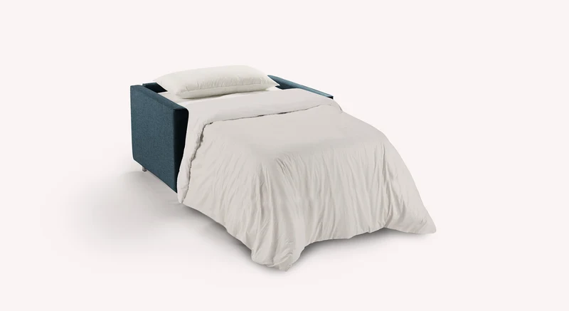 Lot canapé et fauteuil JIMMY Foster Bleu ocean
