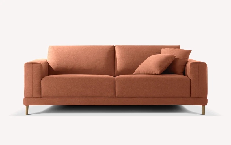 Lot canapé et pouf BAKER
