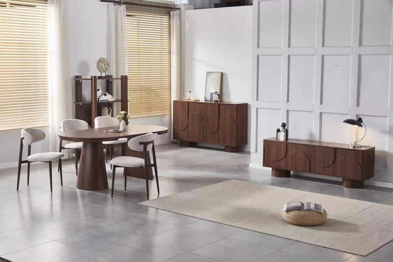 Buffet Oriano couleur noyer