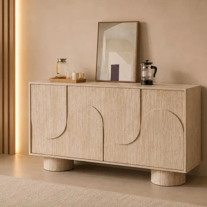 Buffet Oriano couleur travertin