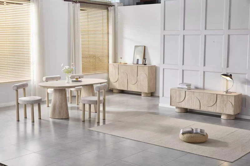 Buffet Oriano couleur travertin